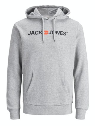 Jack & Jones bluza z kapturem szara typu kangurek rozmiar M