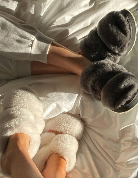 Kapcie Emu Australia Wobbegong Charcoal Szary 37