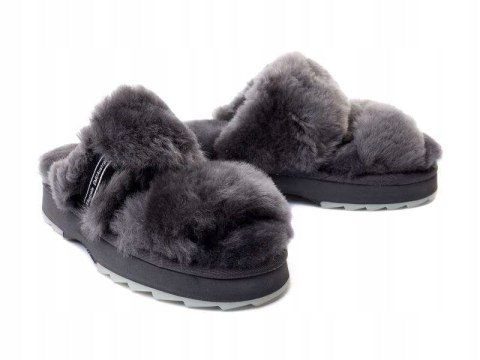 Kapcie Emu Australia Wobbegong Charcoal Szary 37