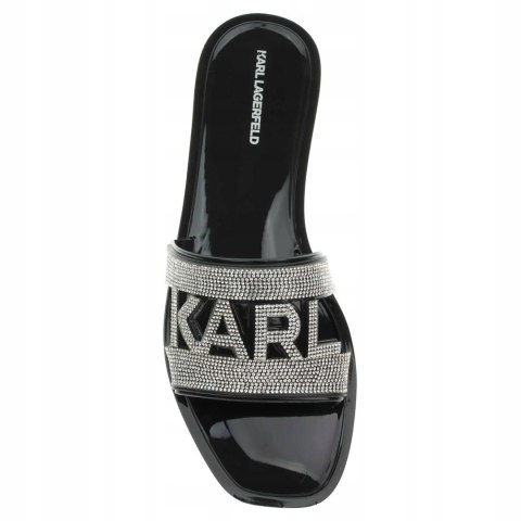 Karl Lagerfeld Jelly III Black klapki damskie 39