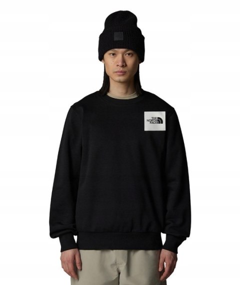 THE NORTH FACE Bluza męska oversize Hoodie Fleece - TNF Black Rozmiar L