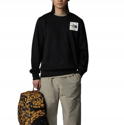 THE NORTH FACE Bluza męska oversize Hoodie Fleece - TNF Black Rozmiar L